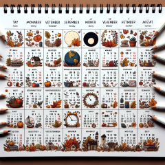 Ein Kalenderblatt mit verwirrender Monatsvielfalt.